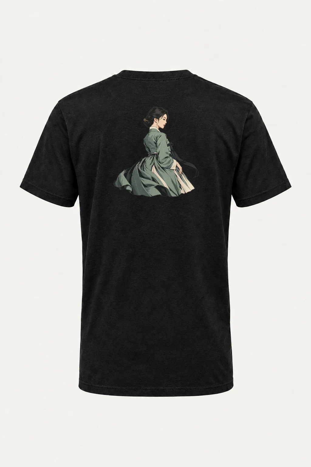 "Silk Stillness" Heavyweight Unisex Crewneck T-shirt | Gildan 5000