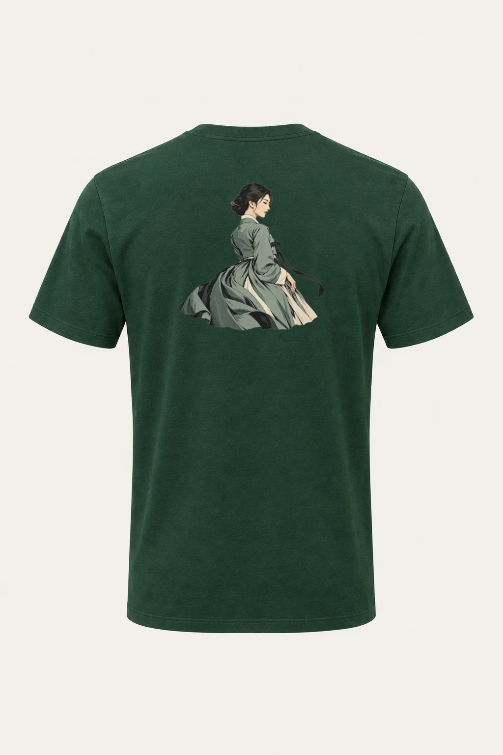 "Silk Stillness" Heavyweight Unisex Crewneck T-shirt | Gildan 5000