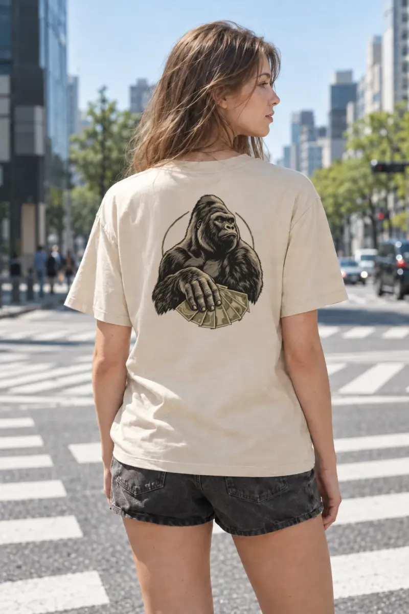 "Silverback Reserve" Heavyweight Unisex Crewneck T-shirt | Gildan 5000