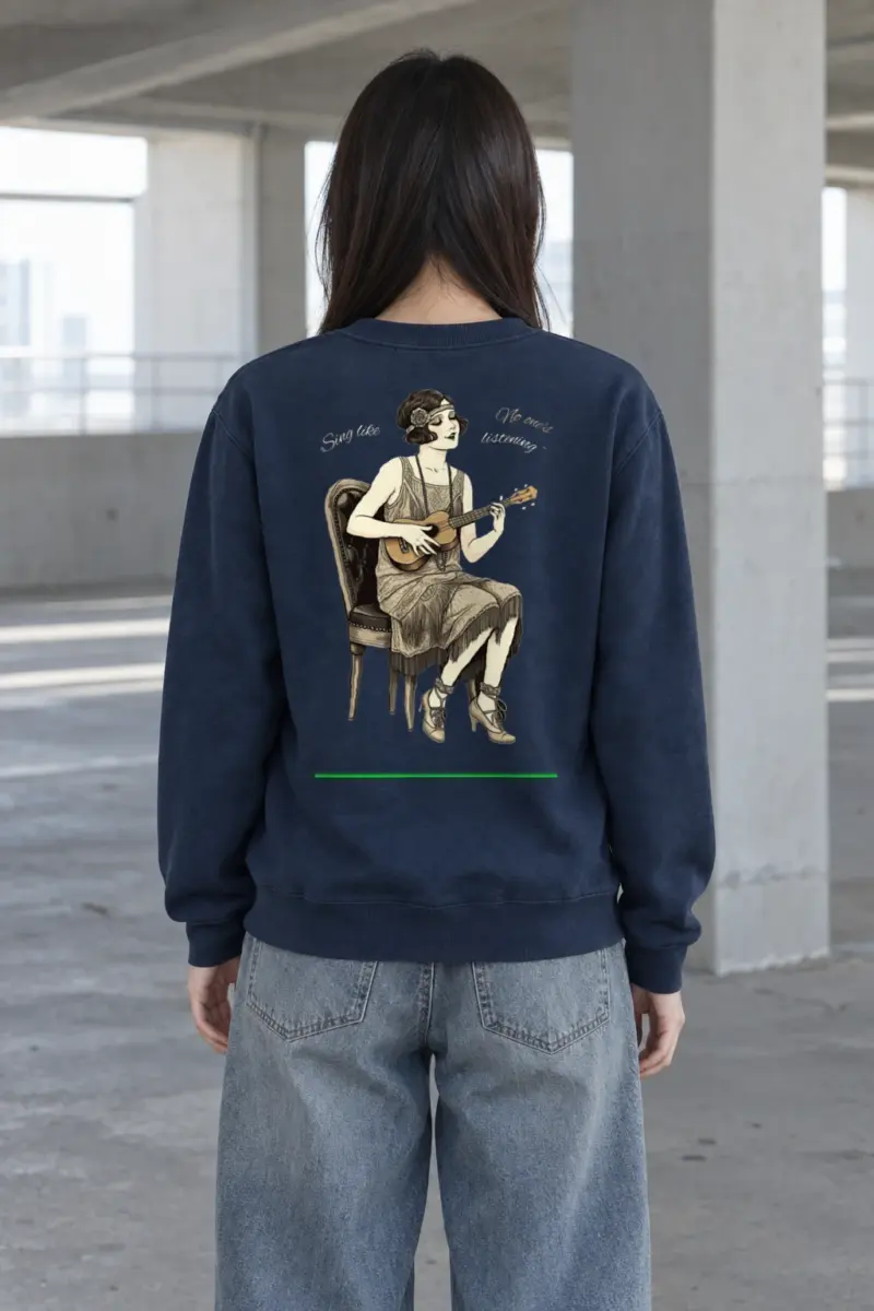 "Sing A Little" Heavy Blend Unisex Crewneck Sweatshirt | Gildan 18000