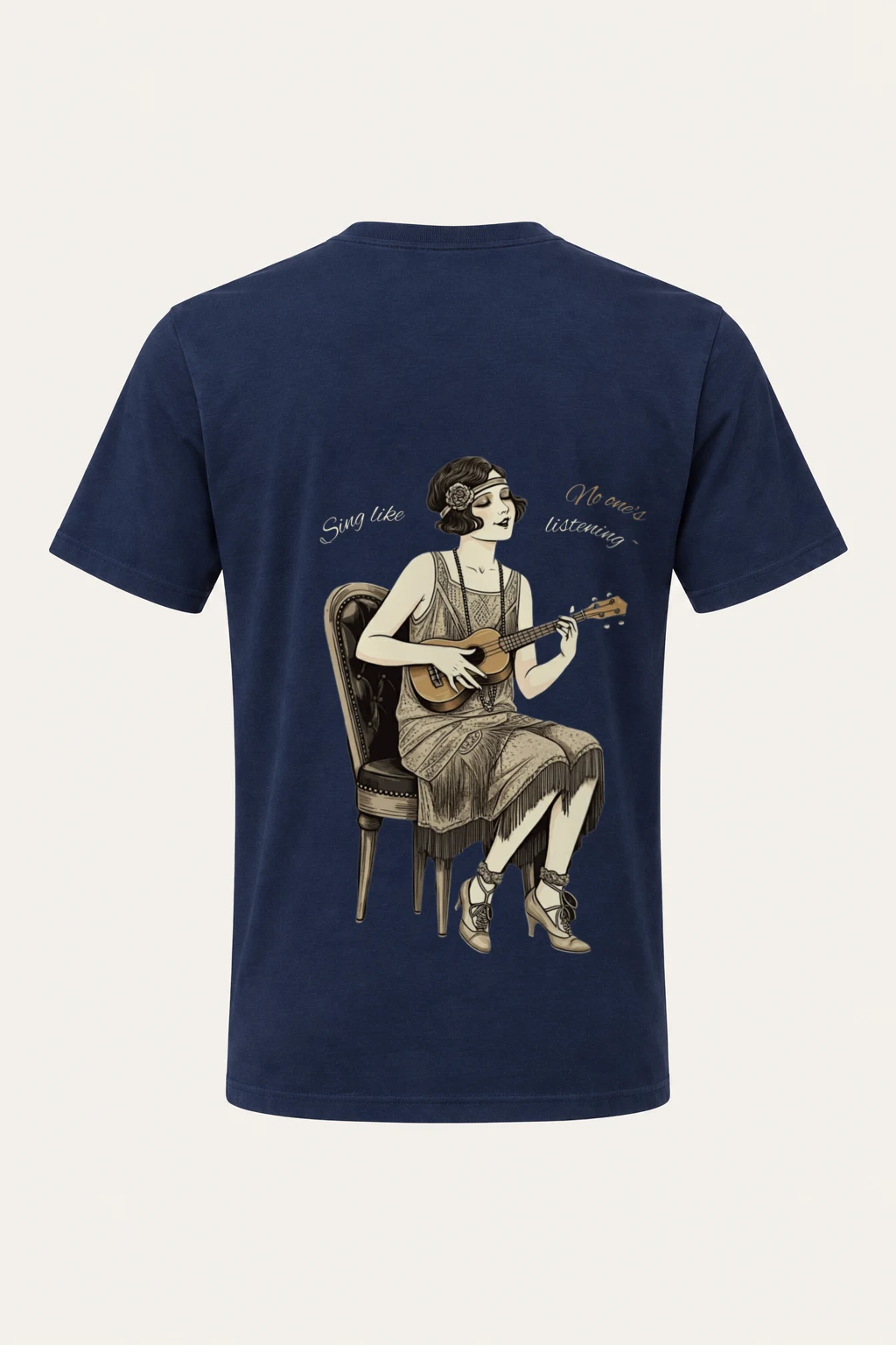 "Sing A Little" Heavyweight Unisex Crewneck T-shirt | Gildan 5000