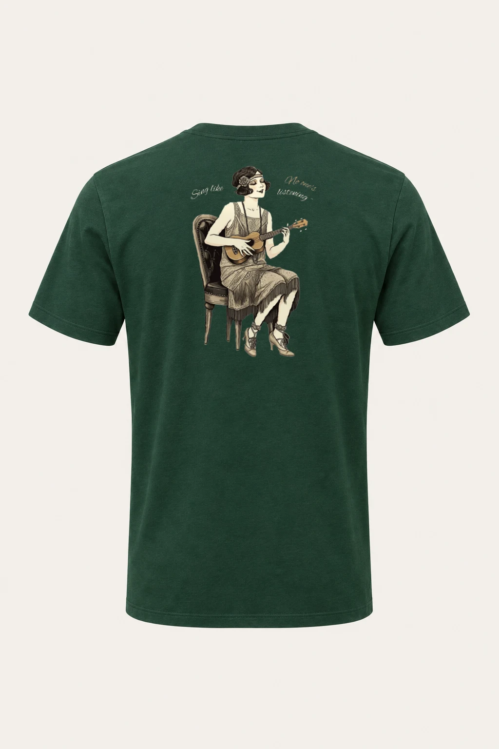 "Sing A Little" Heavyweight Unisex Crewneck T-shirt | Gildan 5000