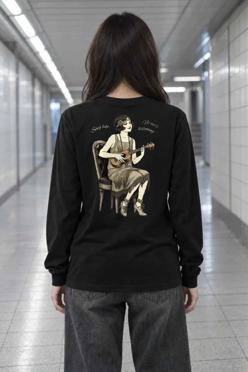 "Sing A Little" Unisex Longsleeve T-shirt | Gildan 2400