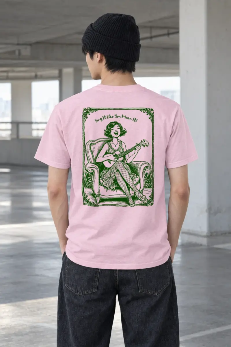 "Sing It Like You Mean It" Heavyweight Unisex Crewneck T-shirt | Gildan 5000