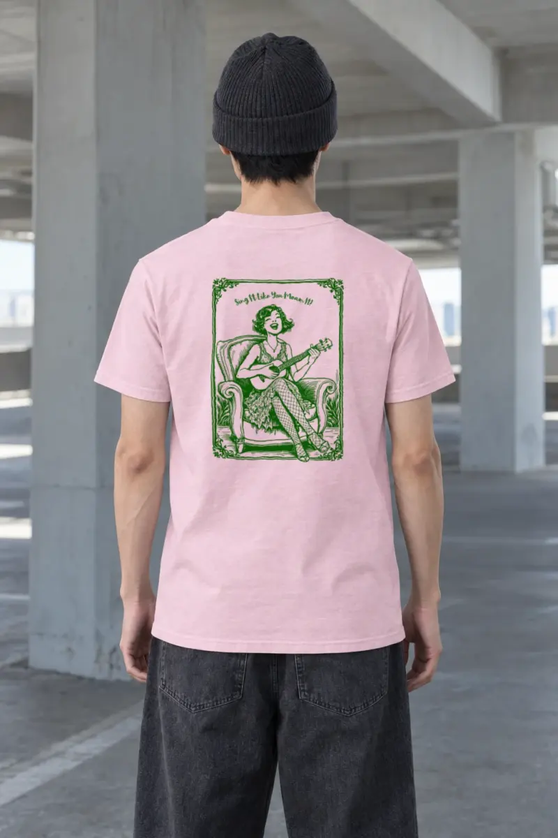 "Sing It Like You Mean It" Heavyweight Unisex Crewneck T-shirt