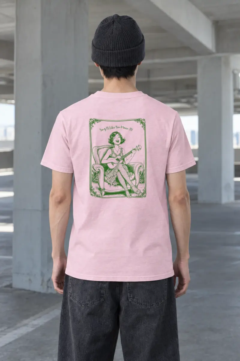 "Sing It Like You Mean It" Heavyweight Unisex Crewneck T-shirt