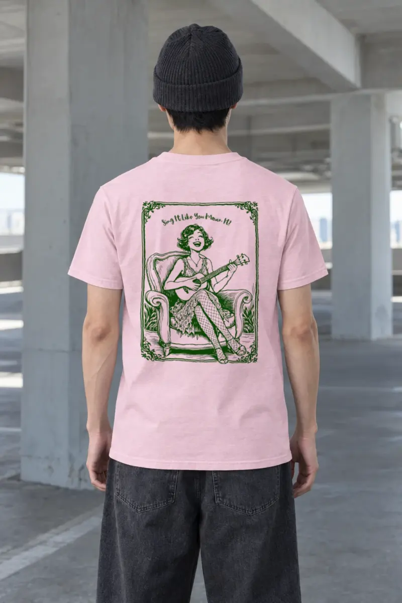 "Sing It Like You Mean It" Heavyweight Unisex Crewneck T-shirt