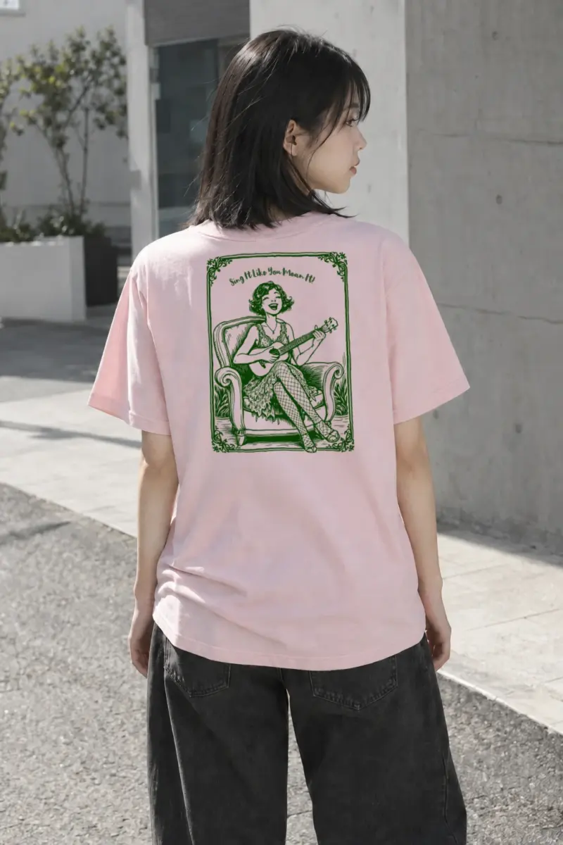 "Sing It Like You Mean It" Heavyweight Unisex Crewneck T-shirt | Gildan 5000