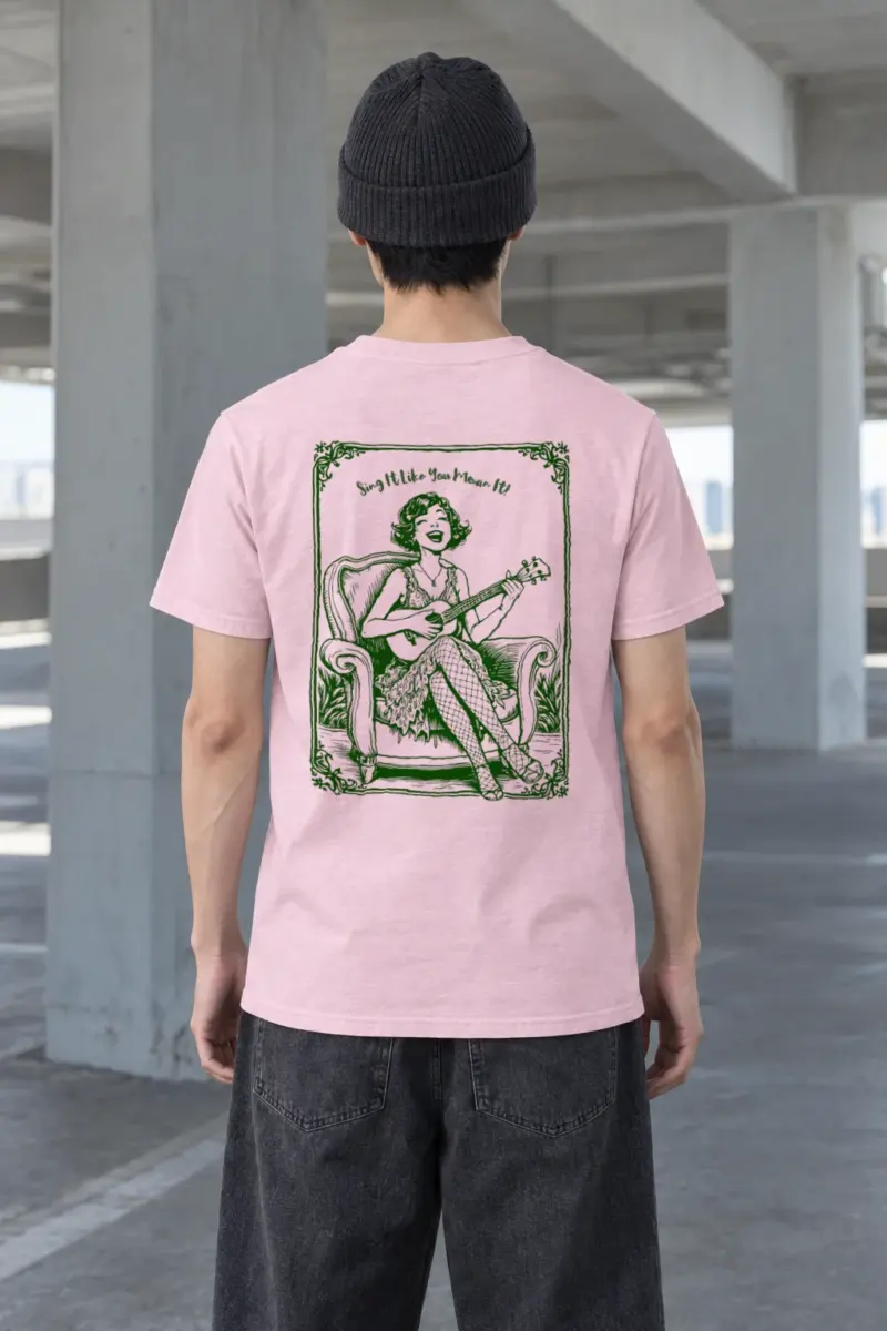 "Sing It Like You Mean It" Heavyweight Unisex Crewneck T-shirt