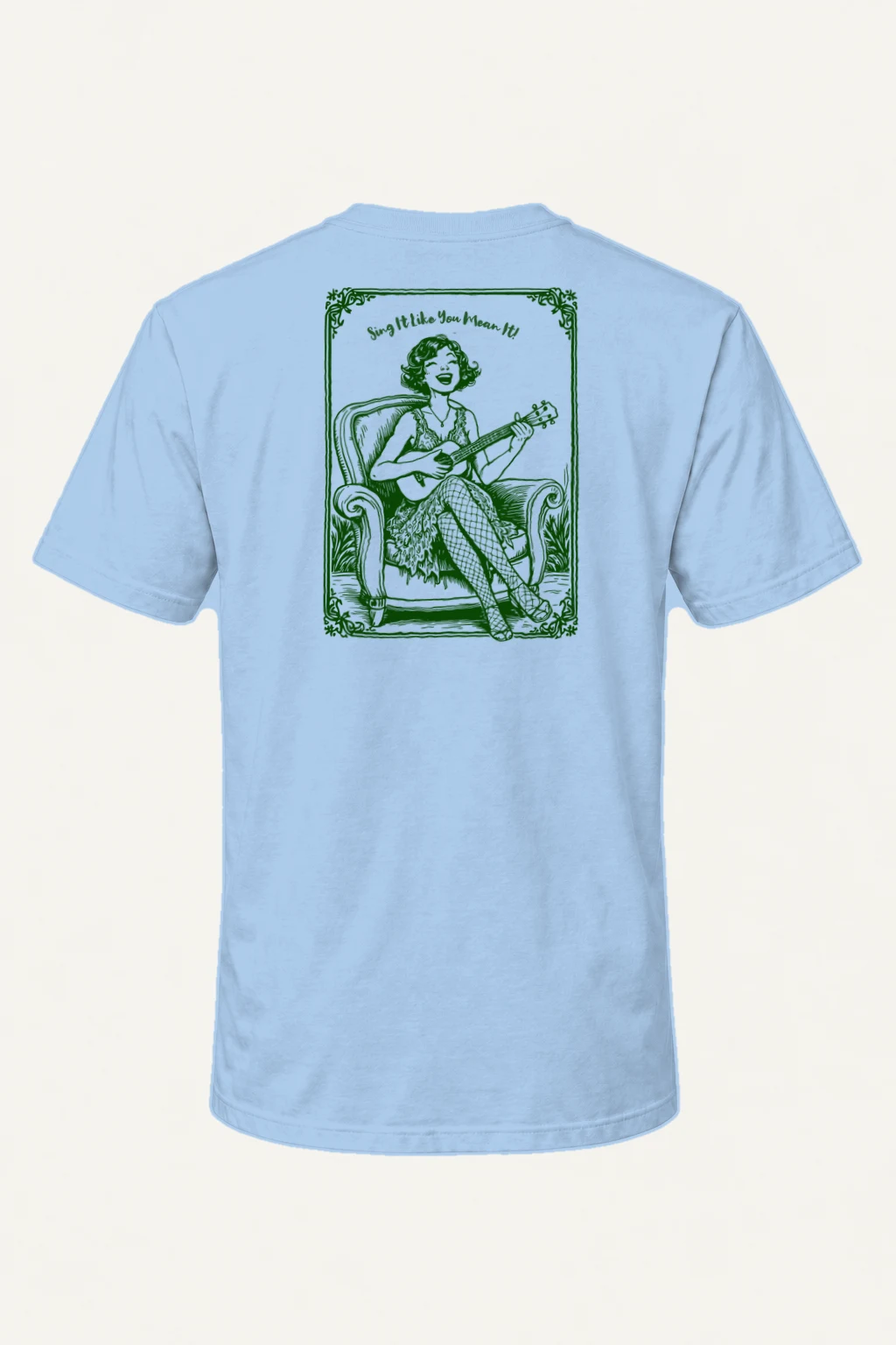 "Sing It Like You Mean It" Heavyweight Unisex Crewneck T-shirt | Gildan 5000