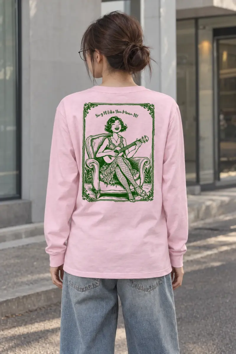 "Sing It Like You Mean It" Unisex Longsleeve T-shirt | Gildan 2400