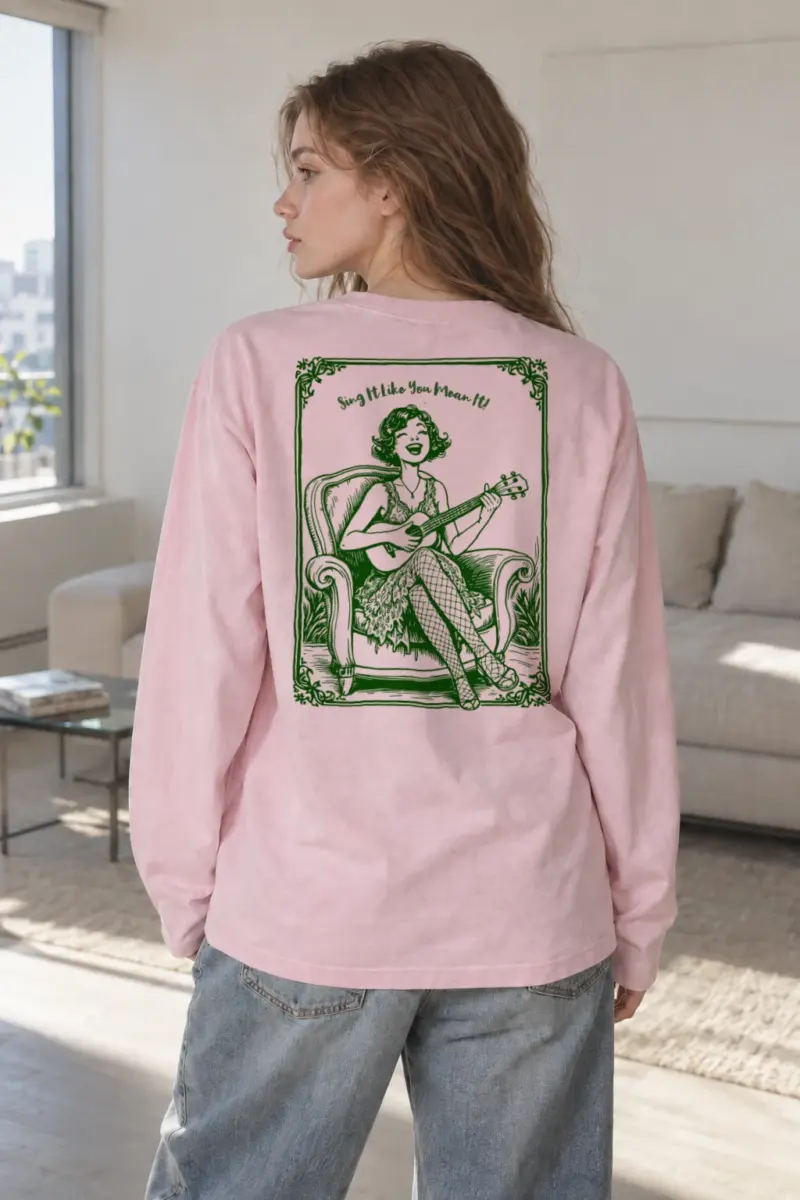 "Sing It Like You Mean It" Unisex Longsleeve T-shirt | Gildan 2400