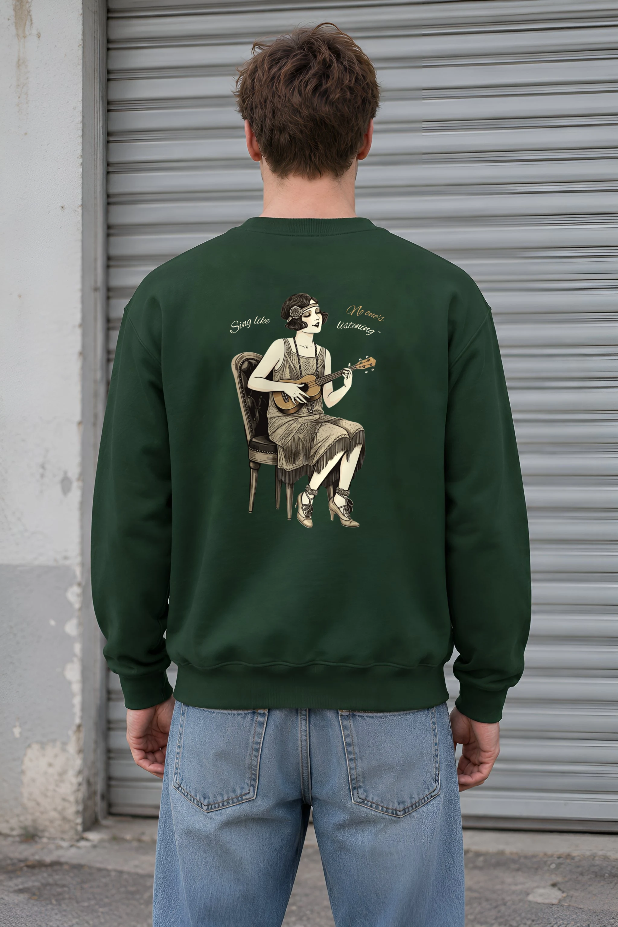 "Sing Like No One's Listening" 1 Crewneck Sweatshirt