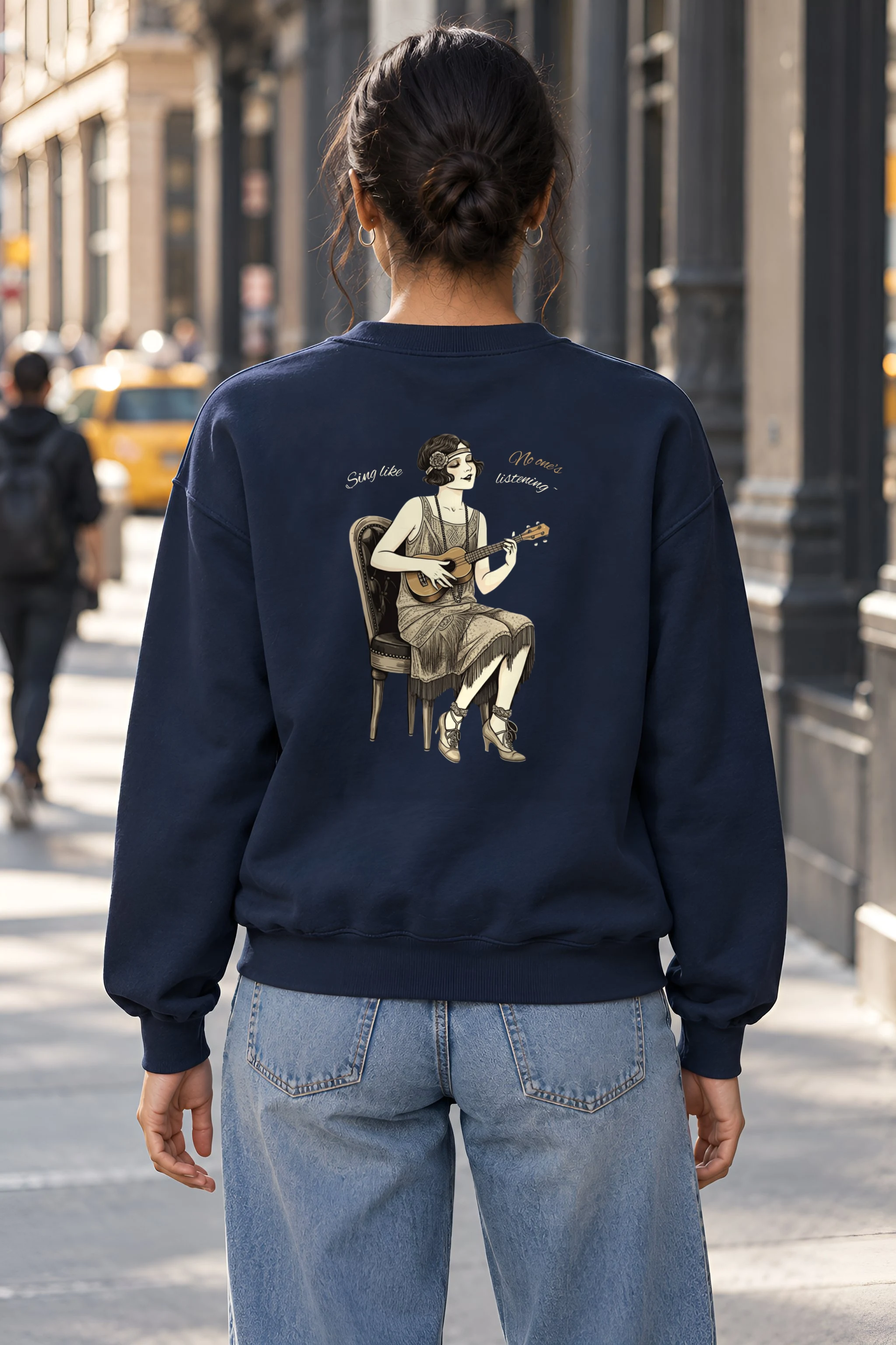 "Sing Like No One's Listening" 1 Crewneck Sweatshirt