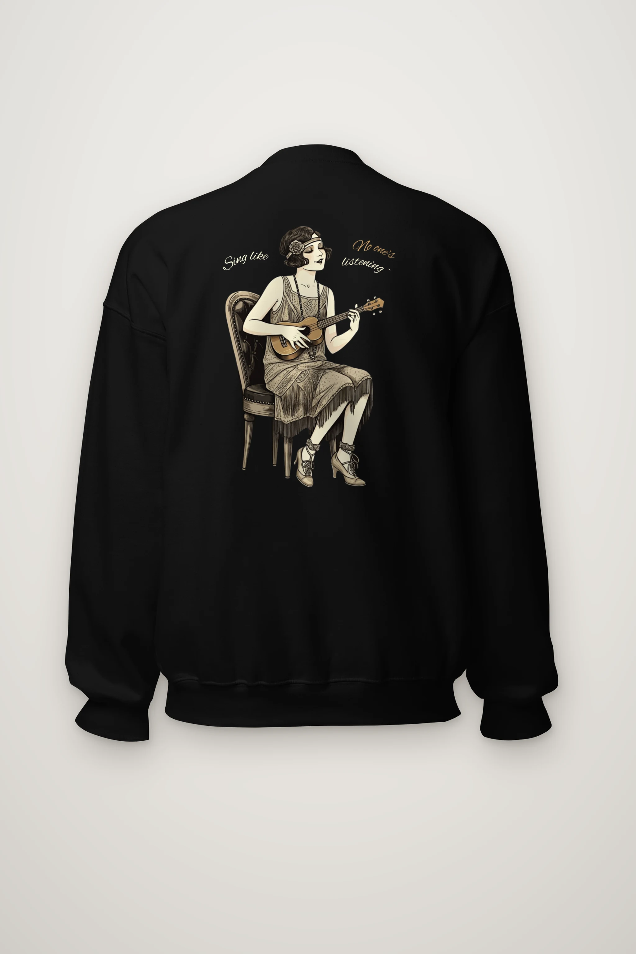"Sing Like No One's Listening" Heavy Blend Unisex Crewneck Sweatshirt