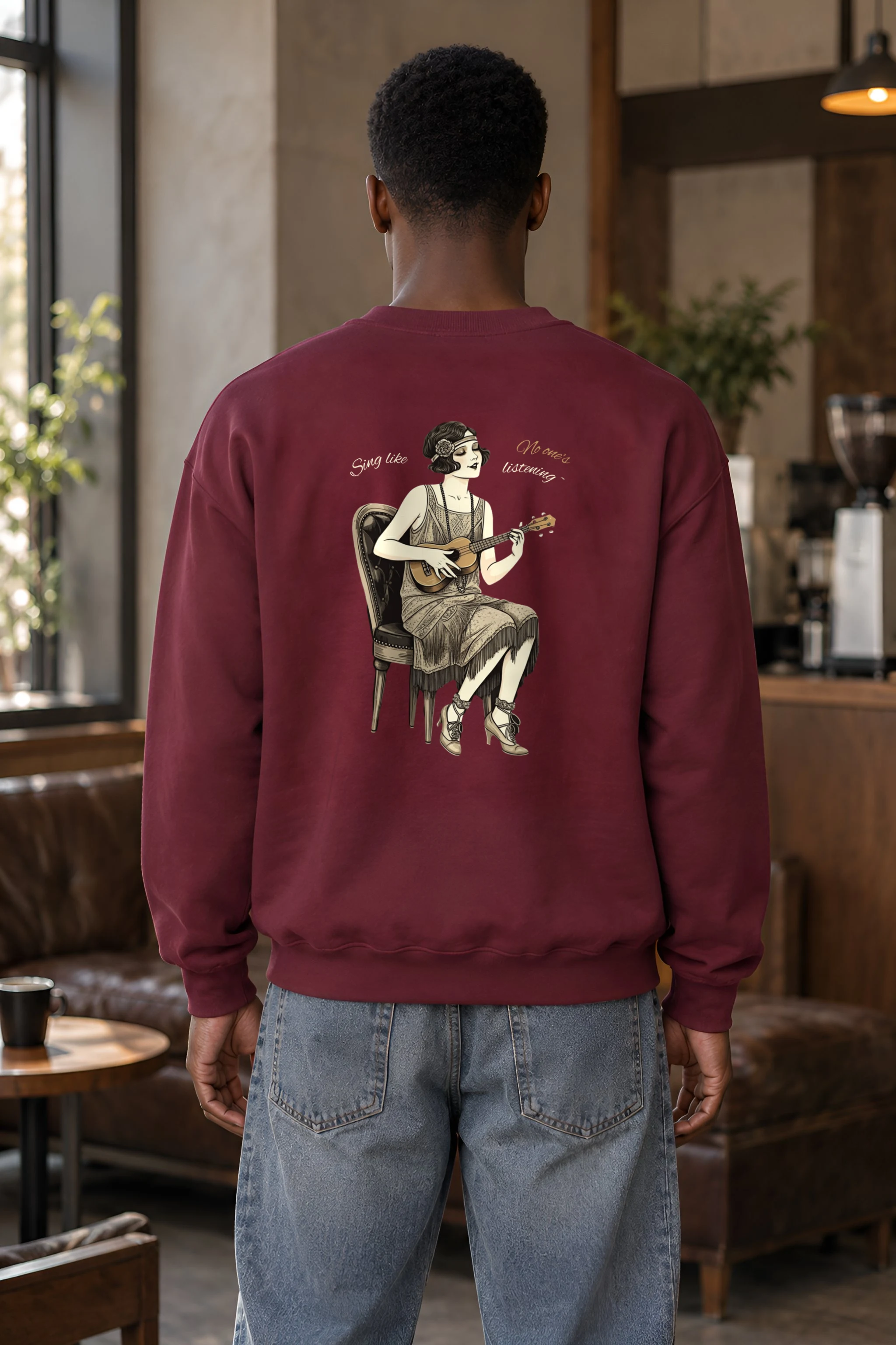 "Sing Like No One's Listening" 1 Crewneck Sweatshirt