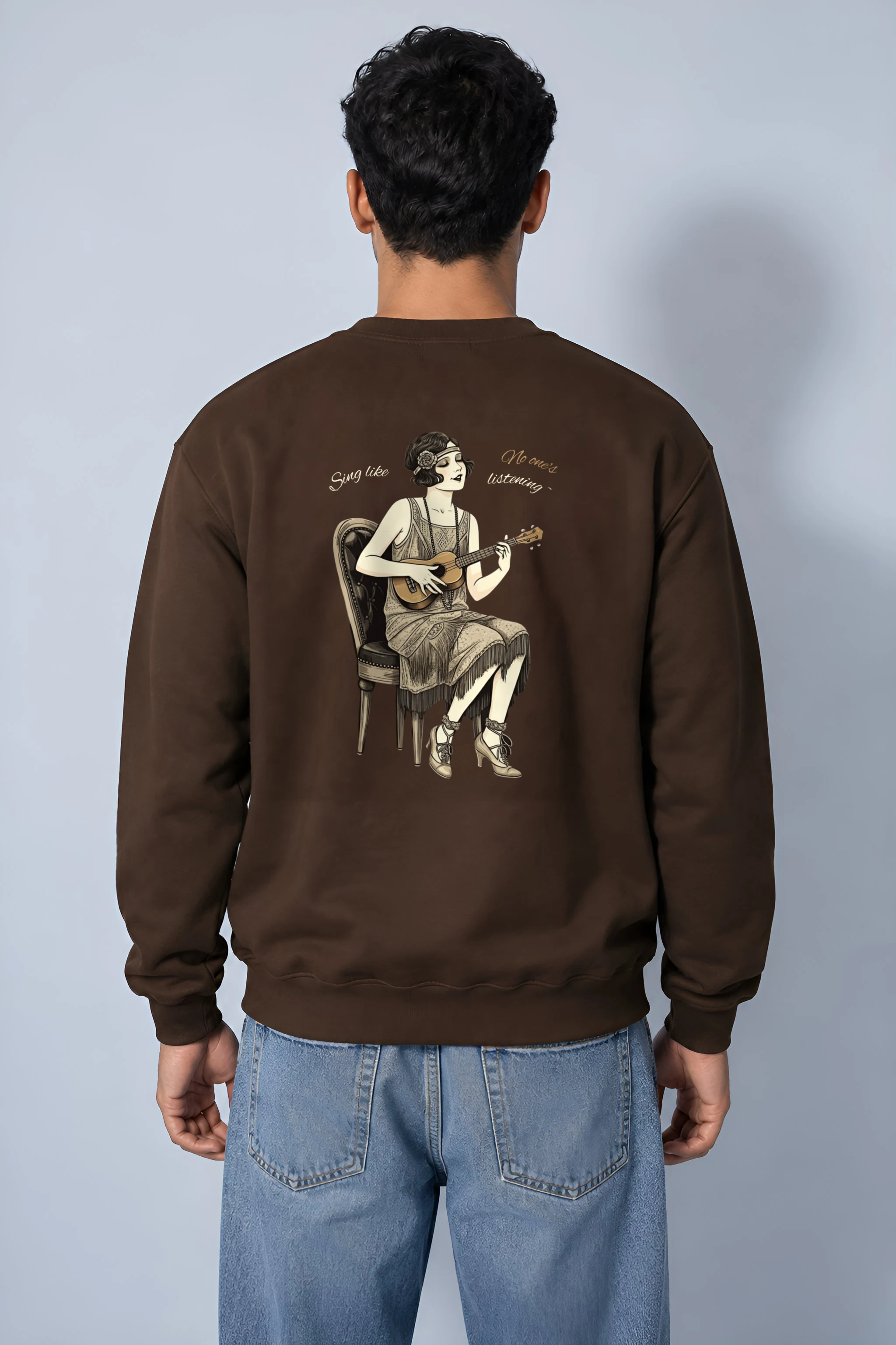 "Sing Like No One's Listening" 1 Crewneck Sweatshirt
