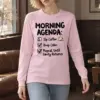"Sip Coffee Keep Calm" Unisex Longsleeve T-shirt