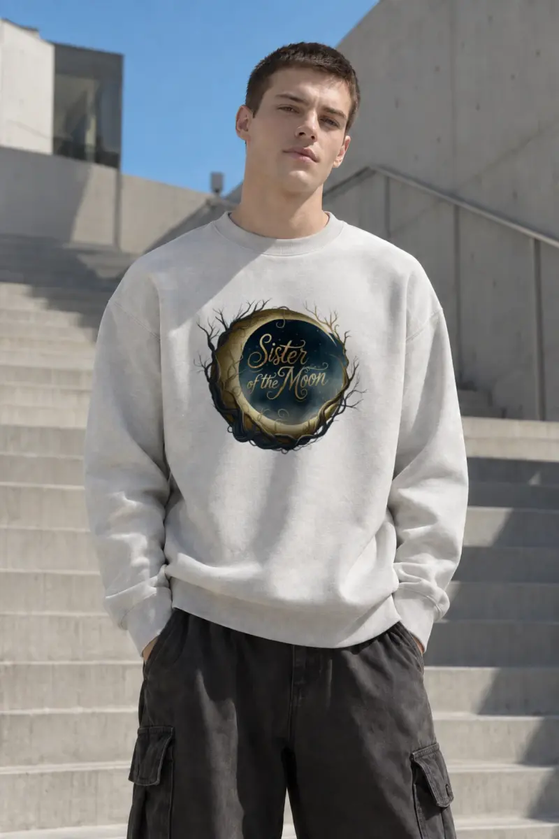 "Sister of the Moon" Heavy Blend Unisex Crewneck Sweatshirt | Gildan 18000