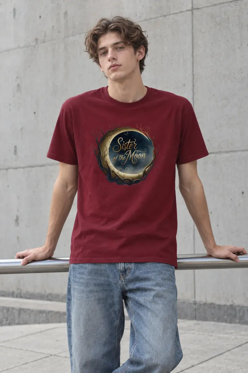 "Sister of the Moon" Heavyweight Unisex Crewneck T-shirt