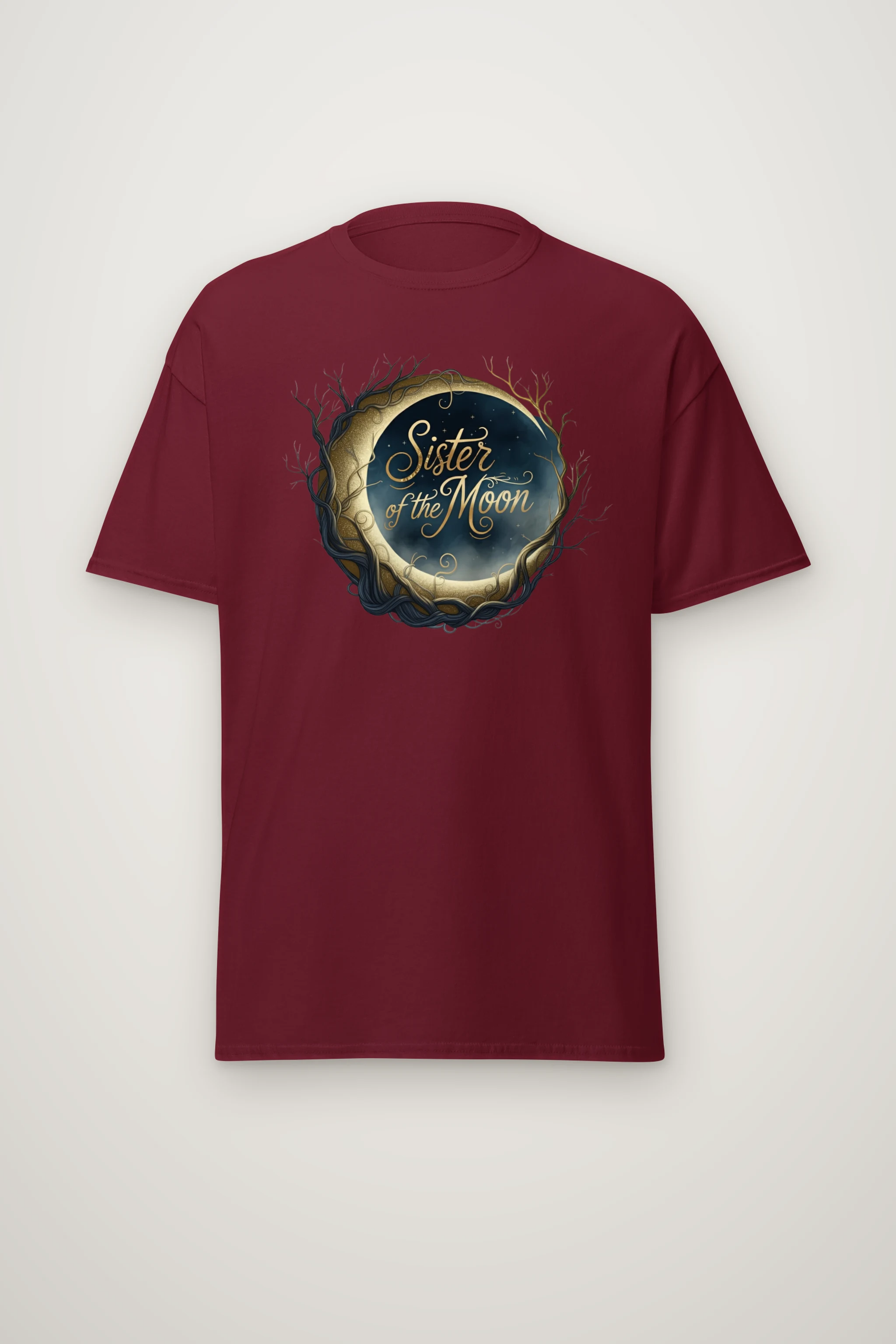 "Sister of the Moon" Heavyweight Unisex Crewneck T-shirt