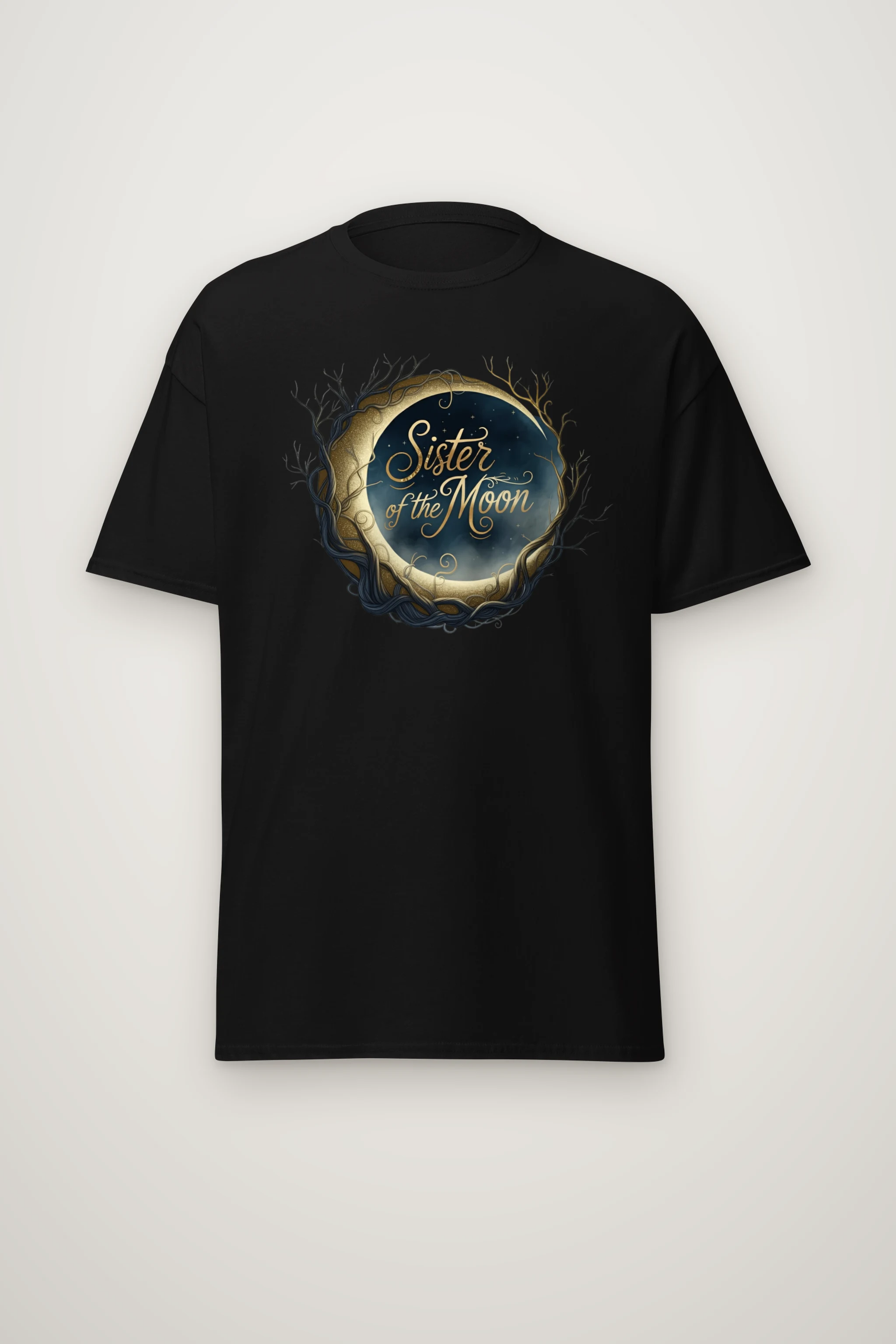 "Sister of the Moon" Heavyweight Unisex Crewneck T-shirt
