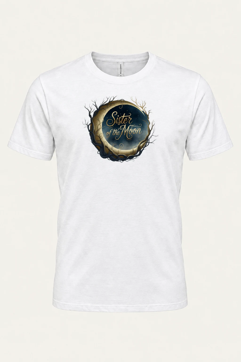 "Sister of the Moon" Heavyweight Unisex Crewneck T-shirt | Gildan 5000