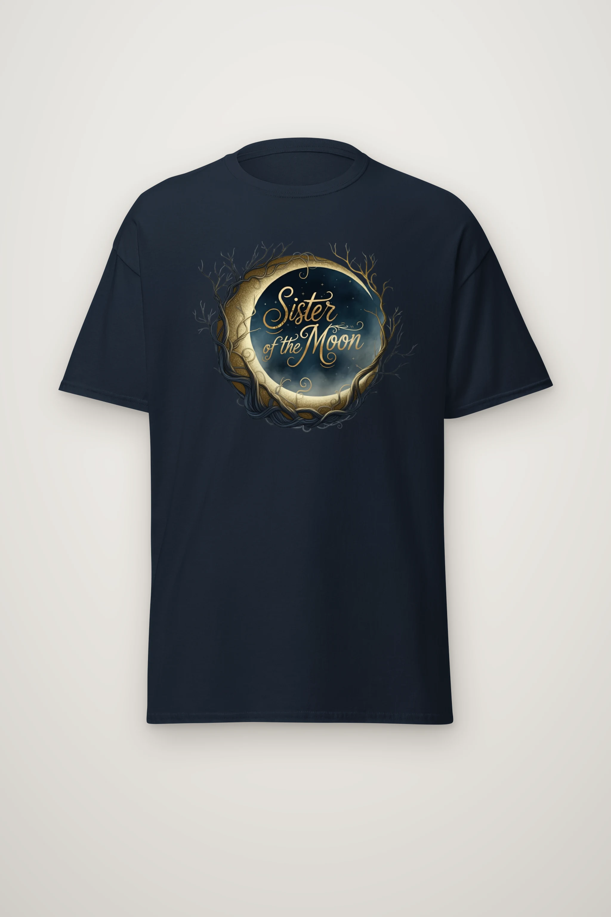 "Sister of the Moon" Heavyweight Unisex Crewneck T-shirt