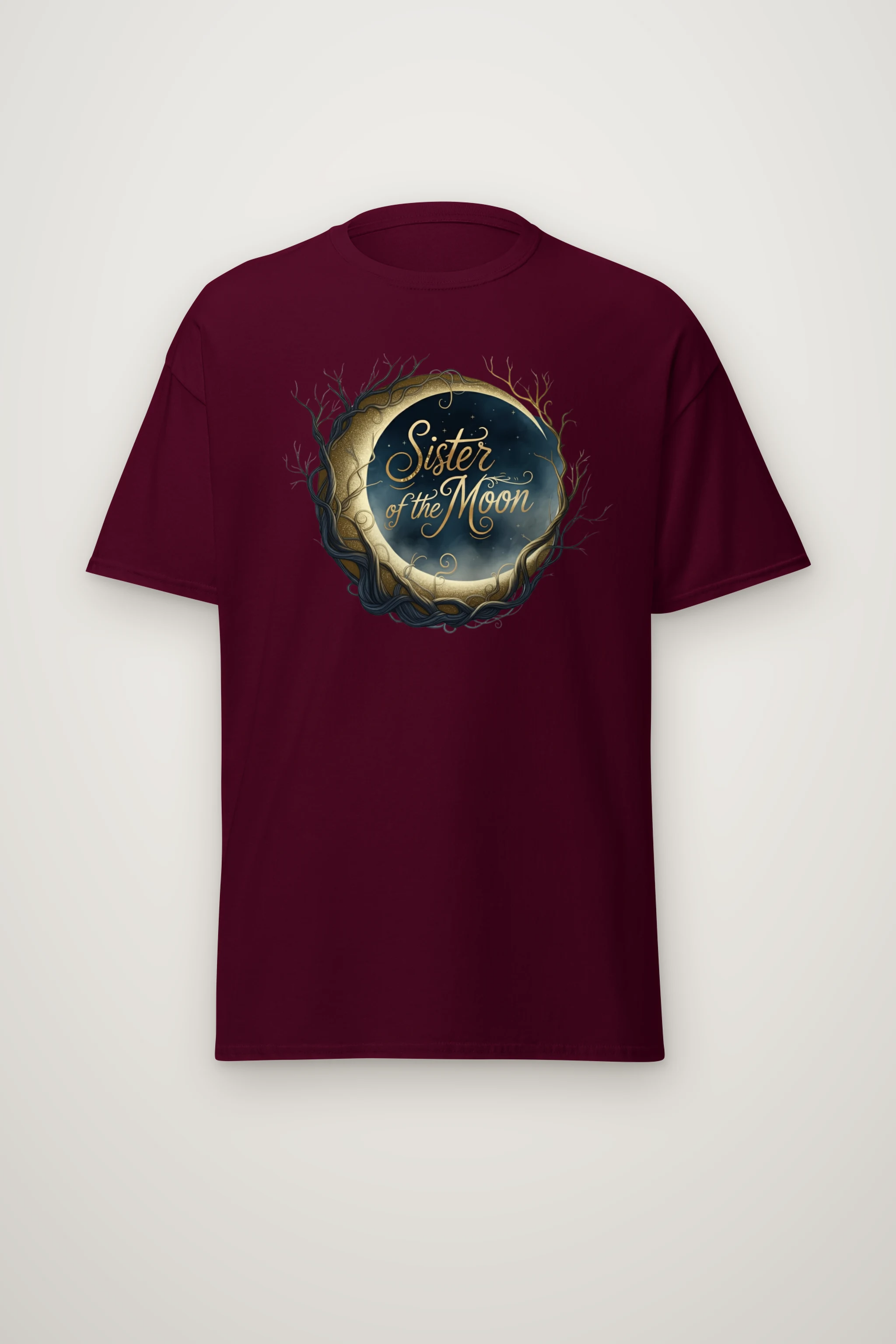 "Sister of the Moon" Heavyweight Unisex Crewneck T-shirt