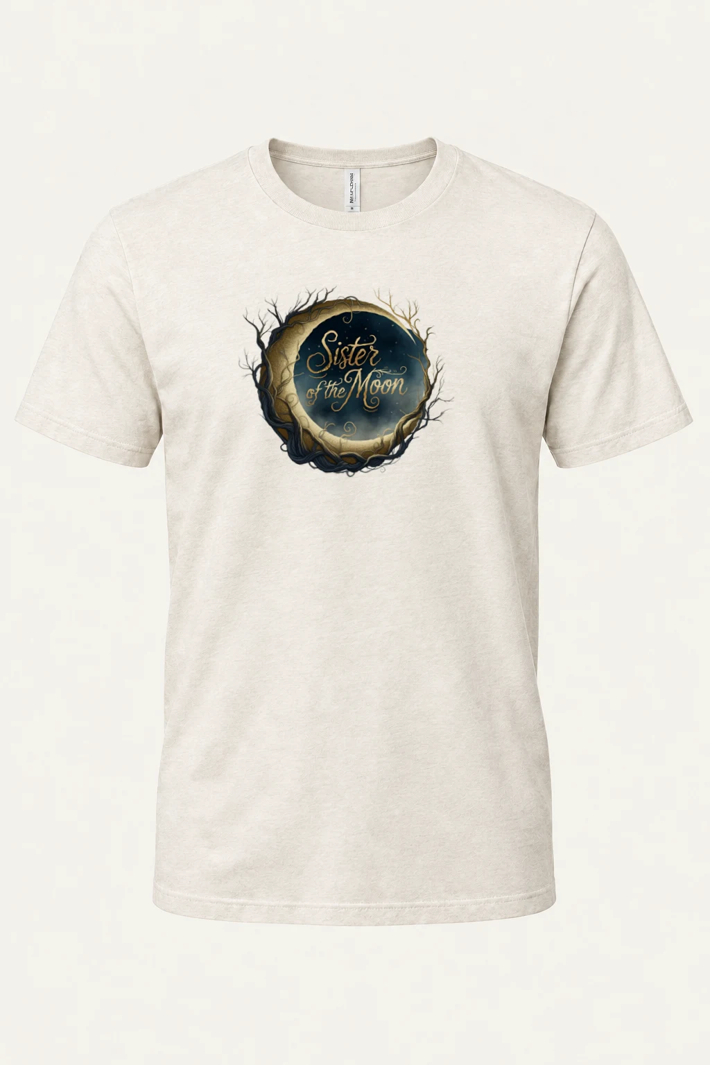 "Sister of the Moon" Heavyweight Unisex Crewneck T-shirt | Gildan 5000