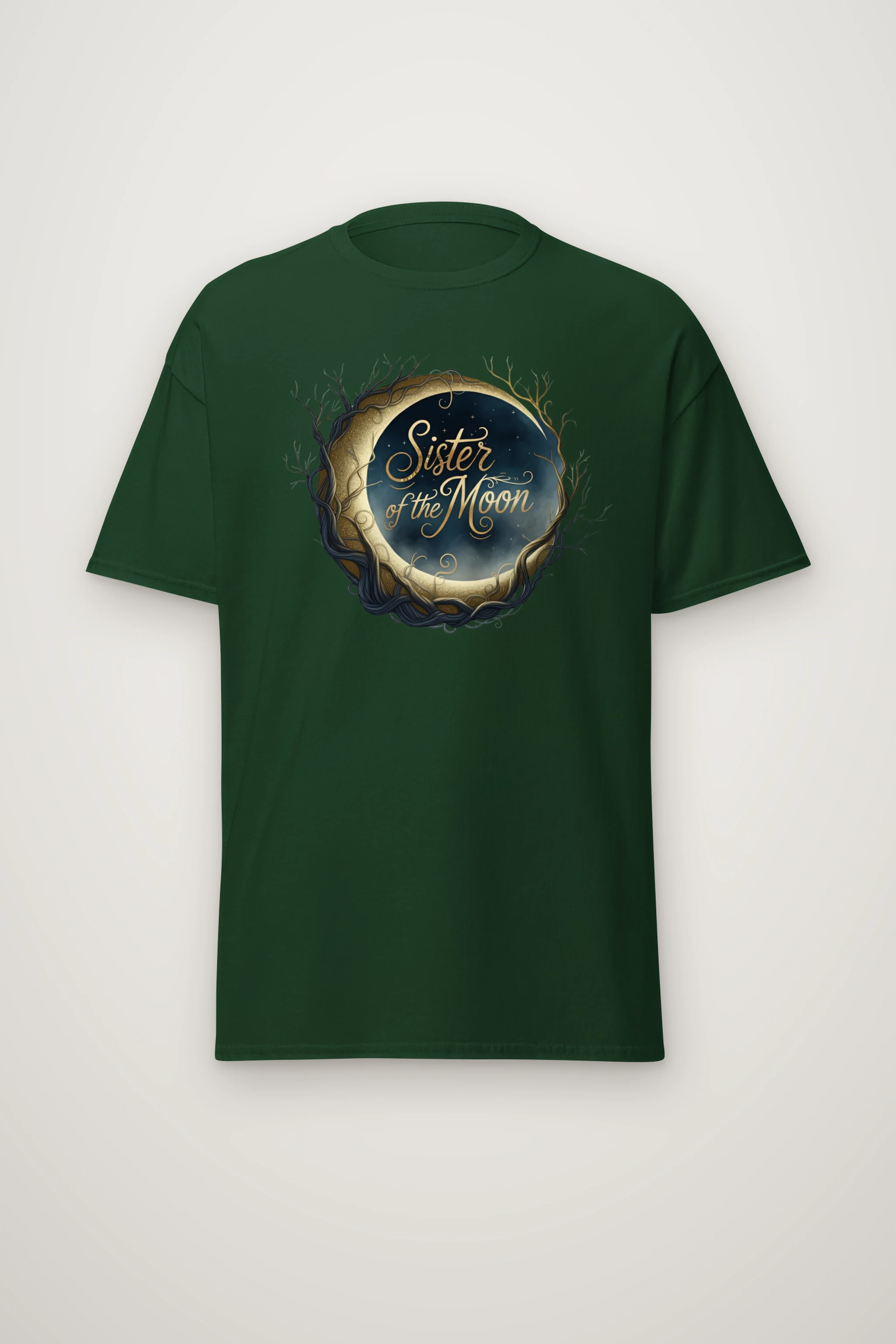 "Sister of the Moon" Heavyweight Unisex Crewneck T-shirt