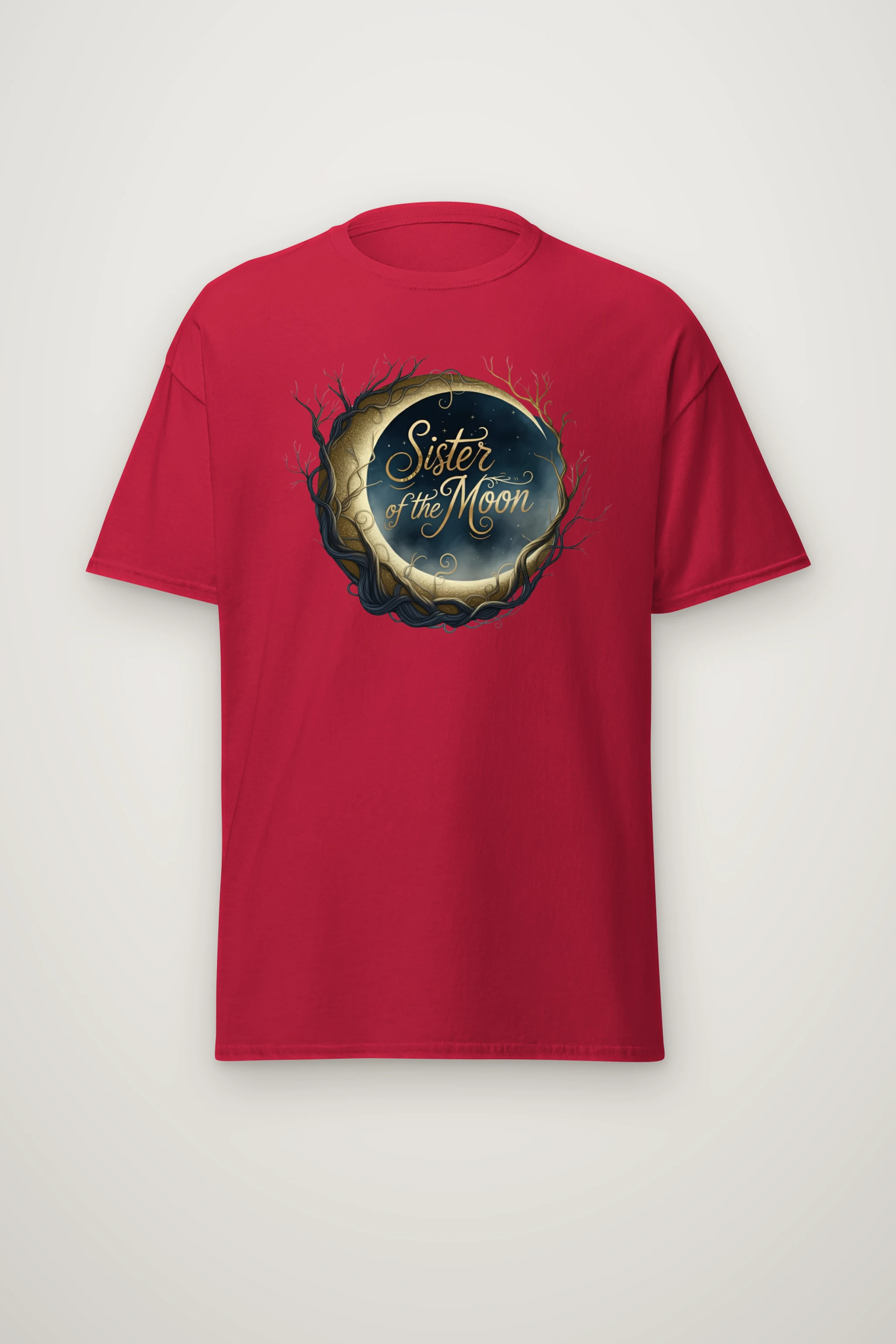 "Sister of the Moon" Heavyweight Unisex Crewneck T-shirt
