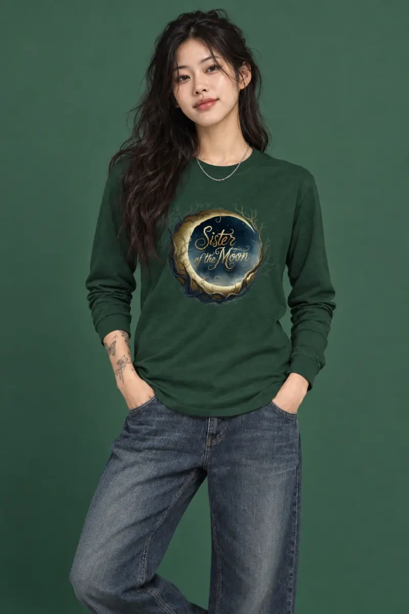 "Sister Of The Moon" Unisex Longsleeve T-shirt