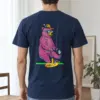 "Skateboard Fishing Bear" Heavyweight Unisex Crewneck T-shirt | Gildan 5000