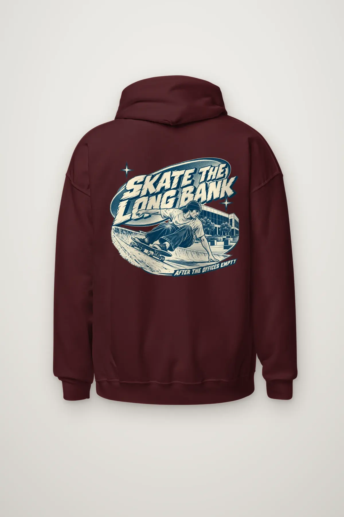 "Skate the Long Bank" Heavy Blend Unisex Pullover Hoodie