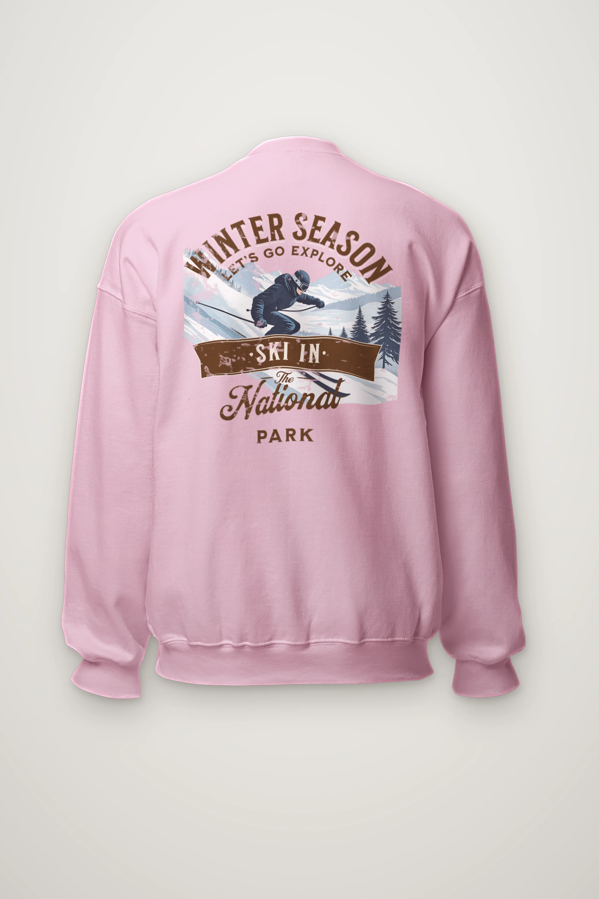 "Ski In The Park" Heavy Blend Unisex Crewneck Sweatshirt