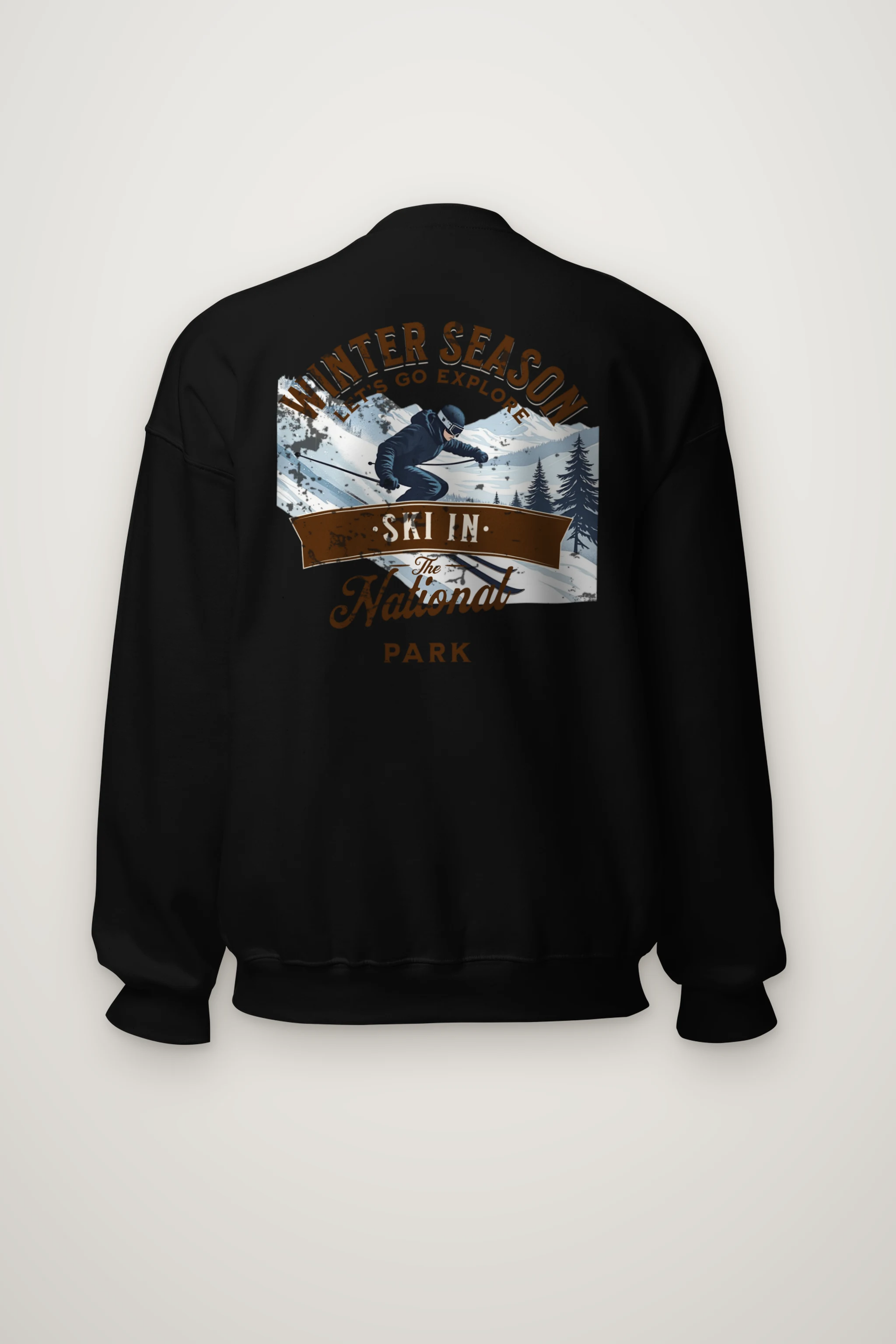 "Ski In The Park" Heavy Blend Unisex Crewneck Sweatshirt