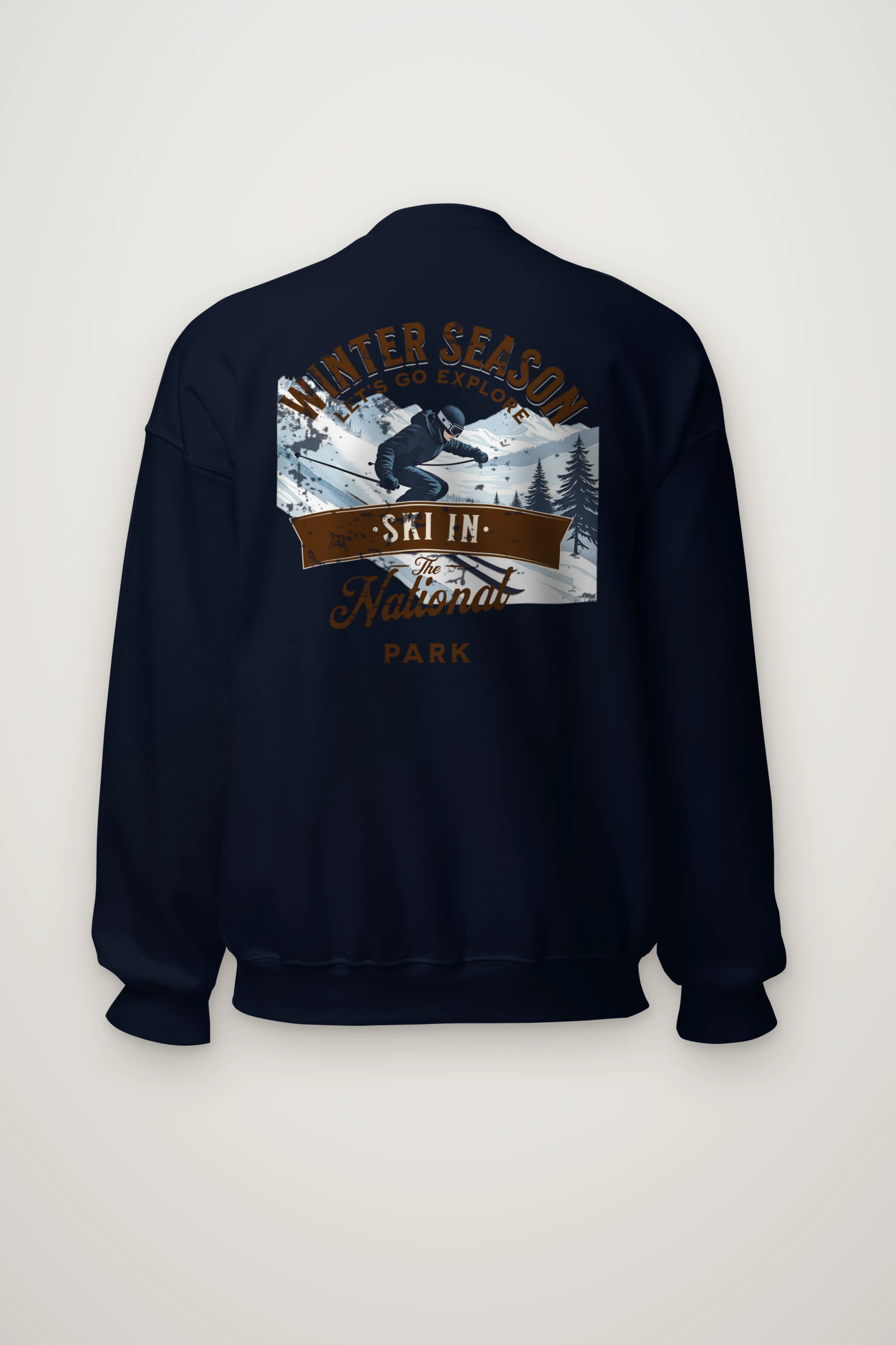 "Ski In The Park" Heavy Blend Unisex Crewneck Sweatshirt