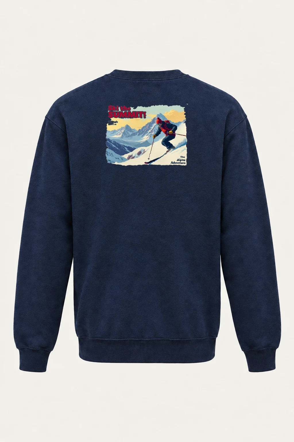 "Ski The Summit" Heavy Blend Unisex Crewneck Sweatshirt | Gildan 18000