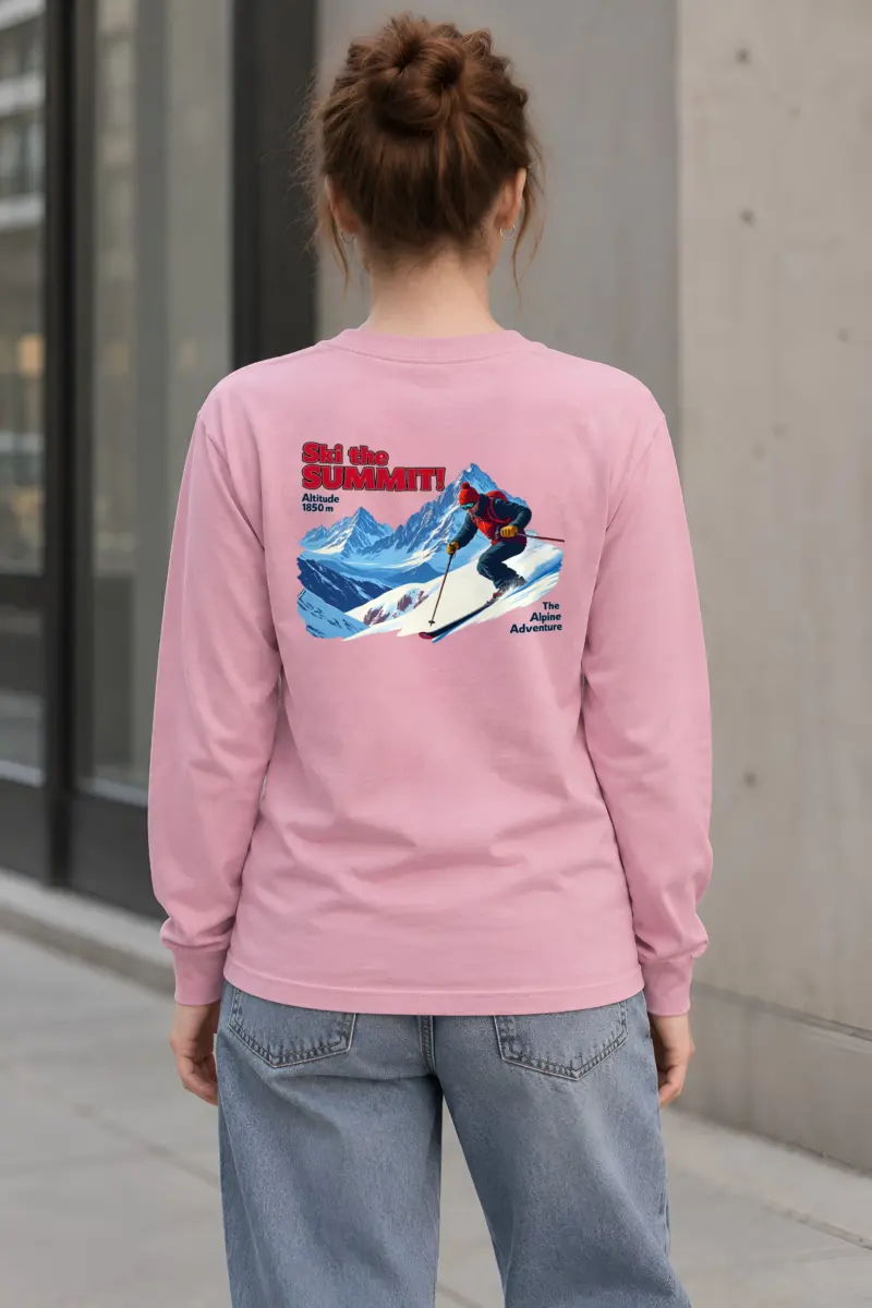 "Ski The Summit" Unisex Longsleeve T-shirt