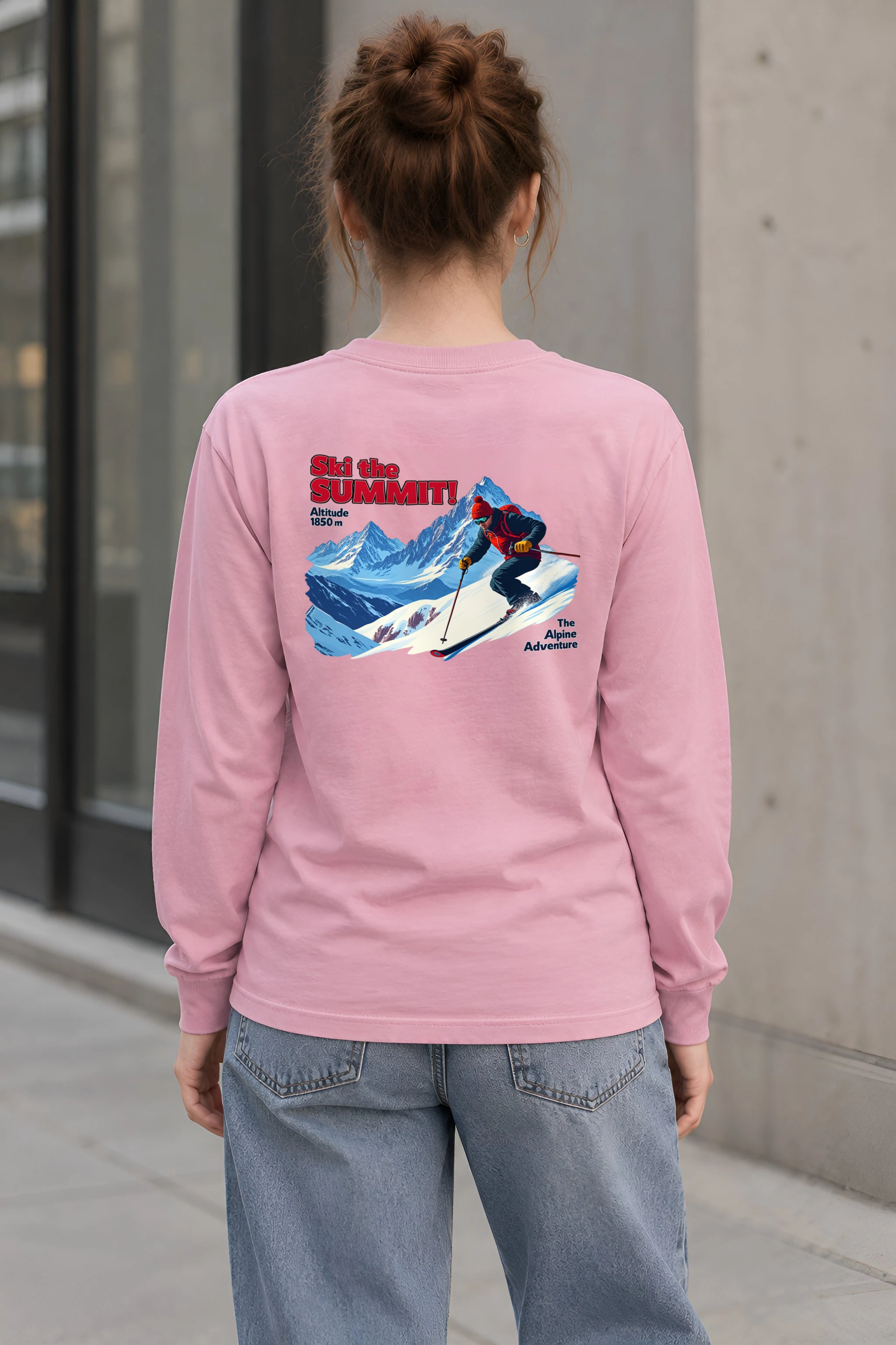 "Ski The Summit" Unisex Longsleeve T-shirt