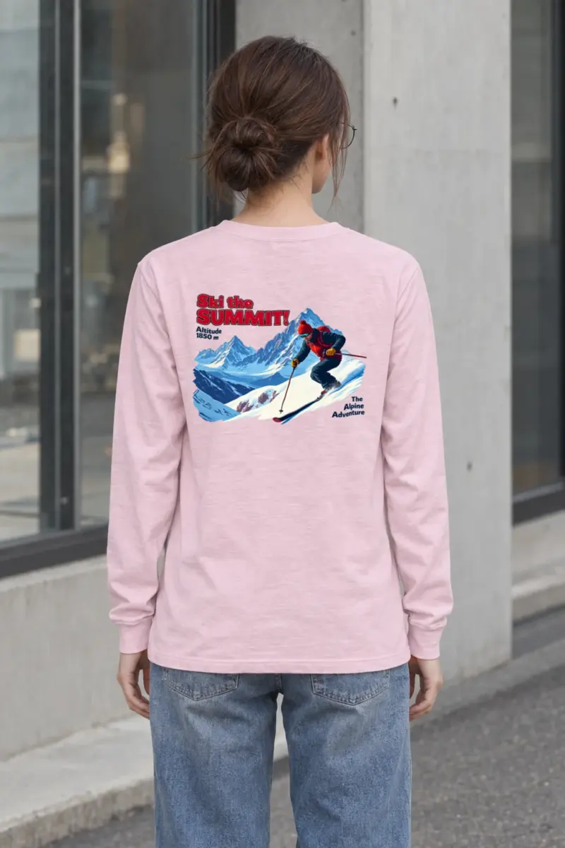 "Ski The Summit" Unisex Longsleeve T-shirt