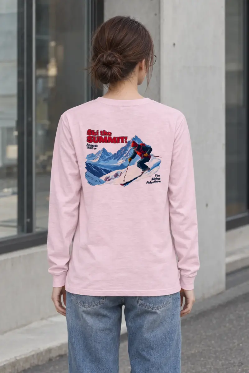 "Ski The Summit" Unisex Longsleeve T-shirt