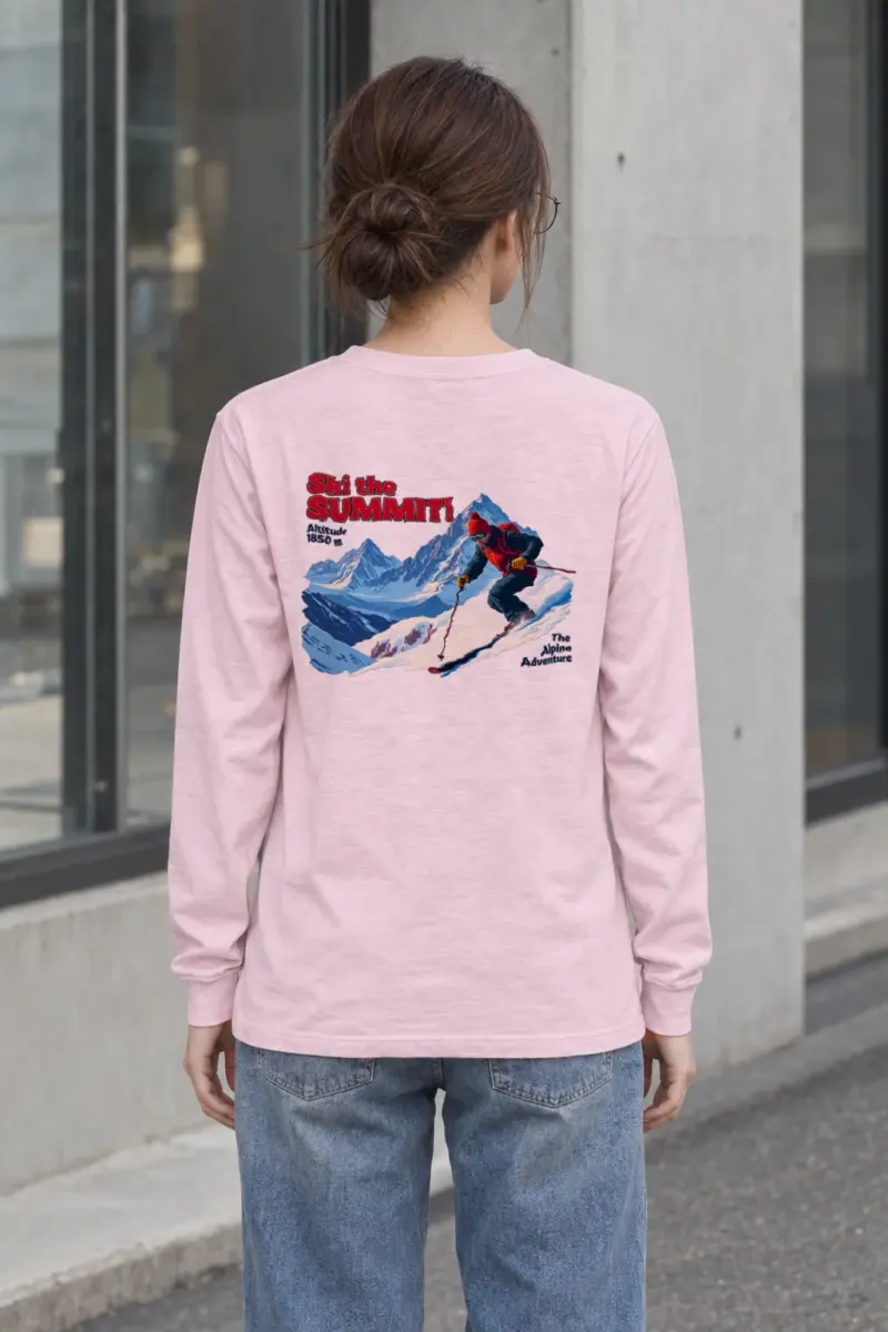"Ski The Summit" Unisex Longsleeve T-shirt