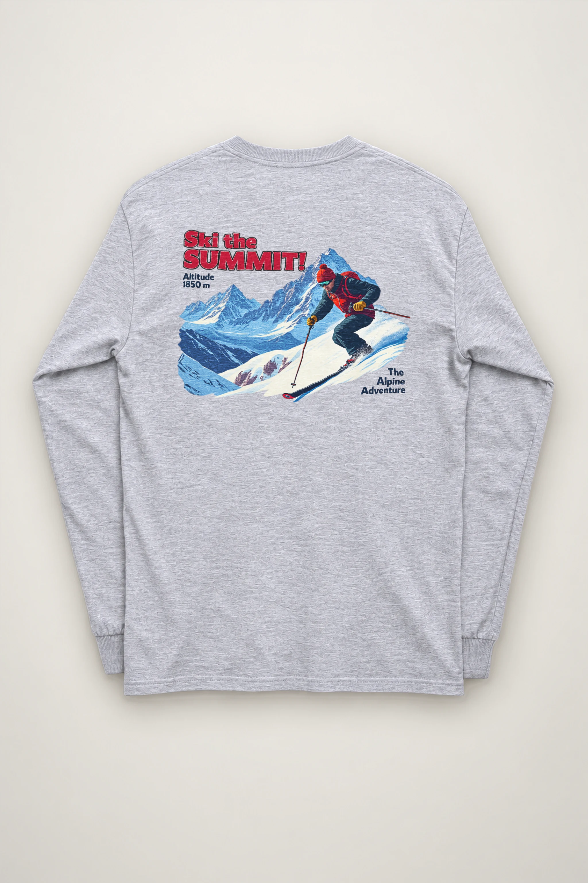"Ski The Summit" Unisex Longsleeve T-shirt