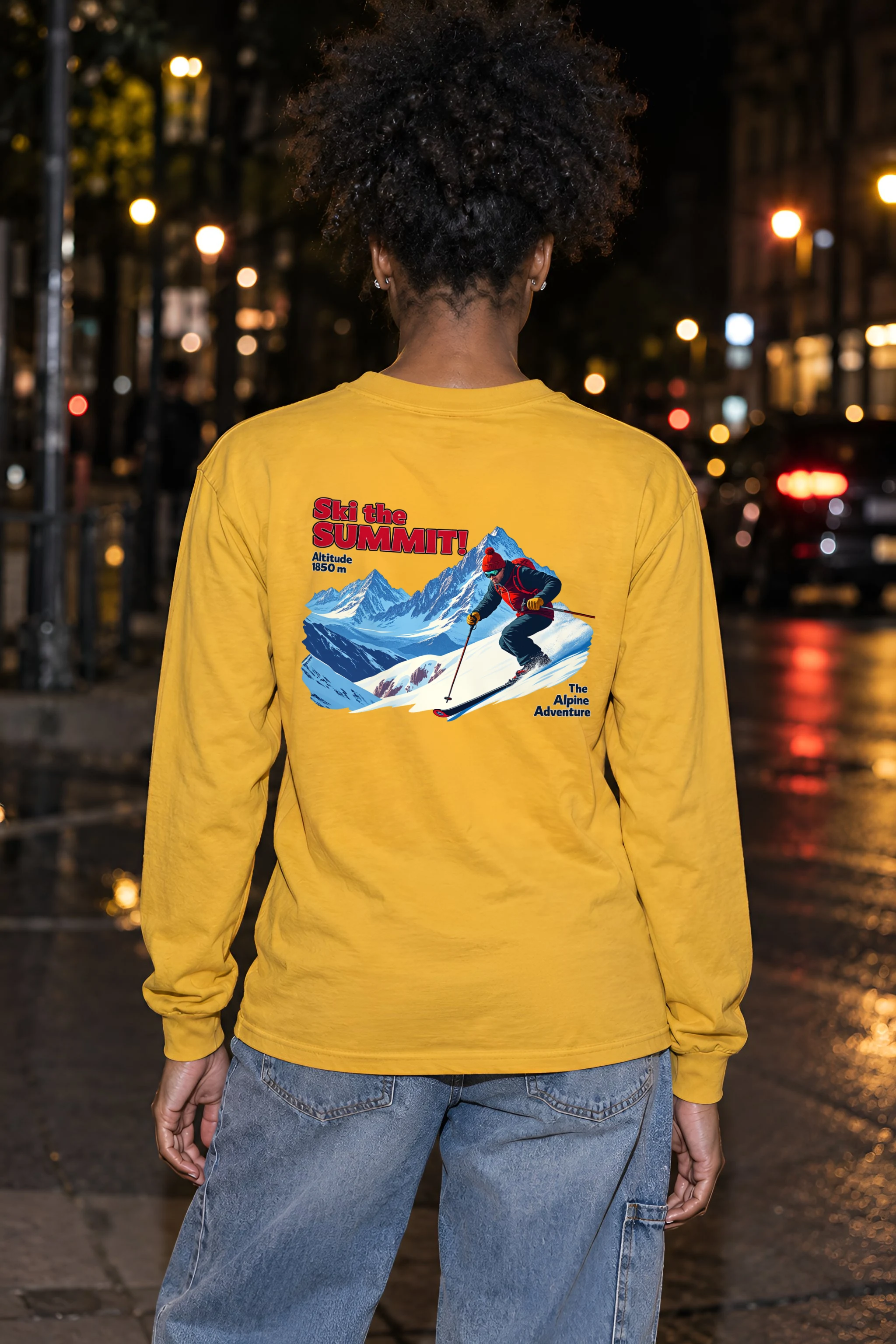 "Ski The Summit" Unisex Longsleeve T-shirt