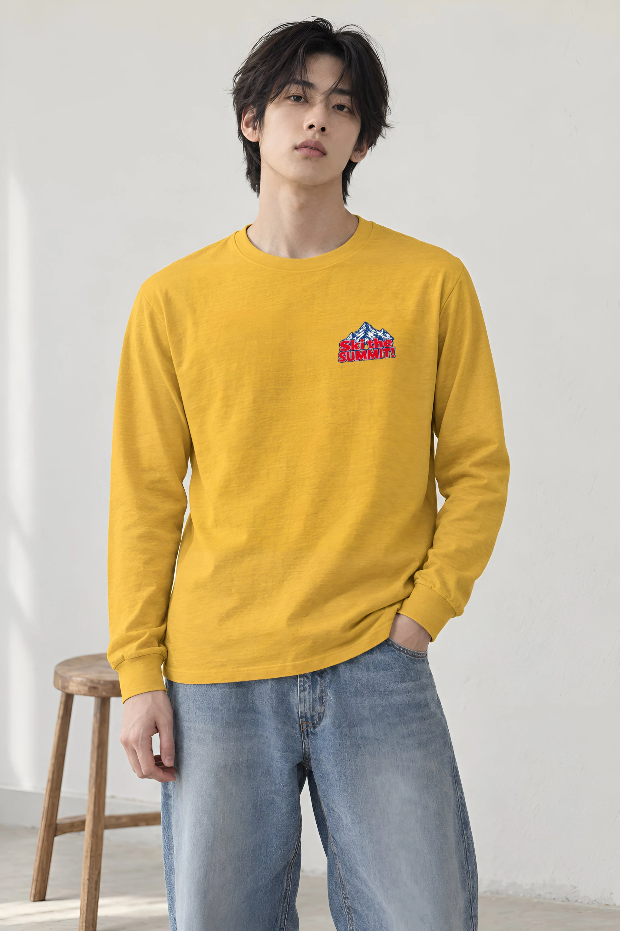 "Ski The Summit" Unisex Longsleeve T-shirt