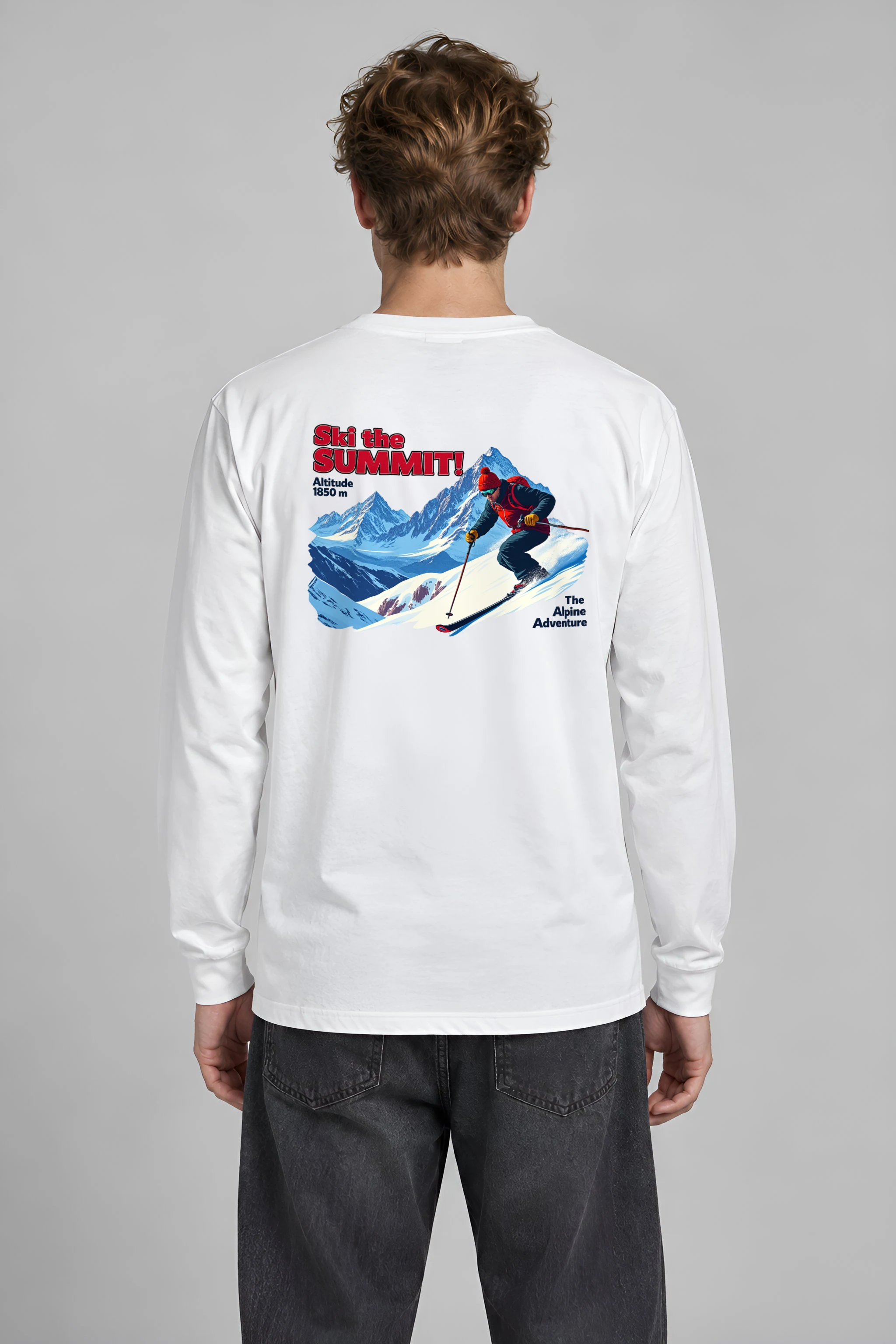 "Ski The Summit" Unisex Longsleeve T-shirt