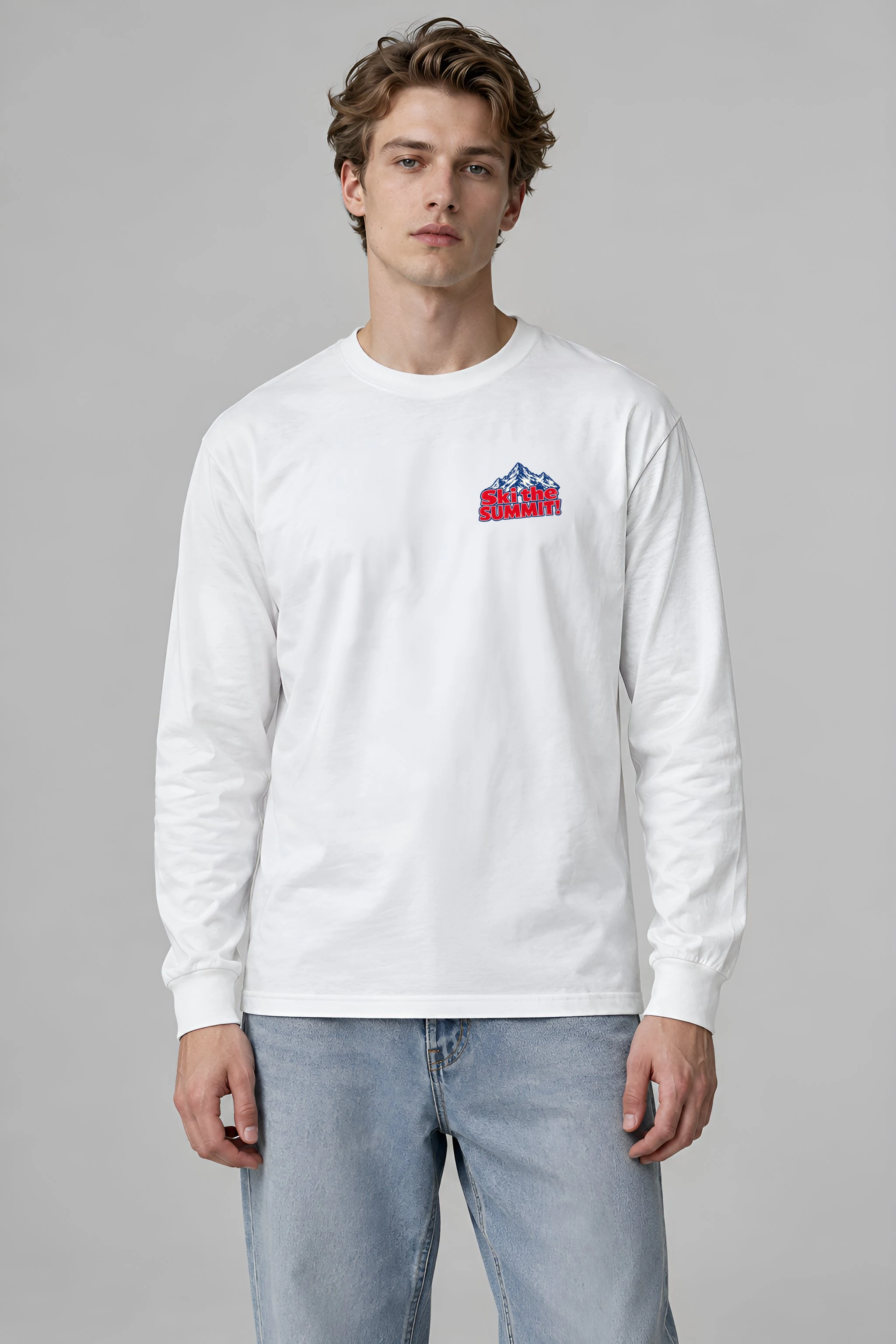 "Ski The Summit" Unisex Longsleeve T-shirt