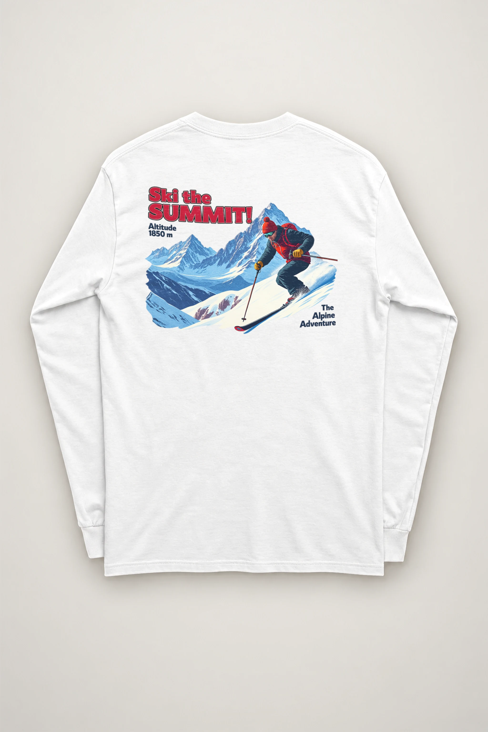 "Ski The Summit" Unisex Longsleeve T-shirt